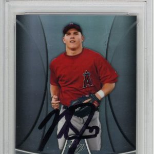 Mike Trout 2010 Bowman Platinum Prospects #PP5 Refractor 467/999 Auto PSA
