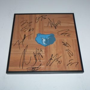 MEMPHIS GRIZZLIES Team Signed Autographed Basketball Floor COA PROOF! RANDOLPH++
