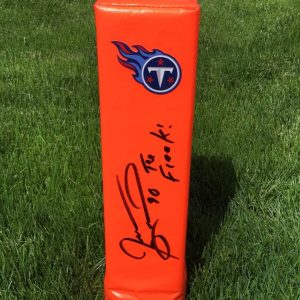 Tennessee Titans #90 JEVON KEARSE Signed Autographed Football TD Pylon COA!