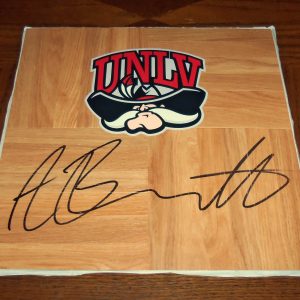 UNLV Rebels ANTHONY BENNETT Signed Autographed Basketball Floor! PROOF!