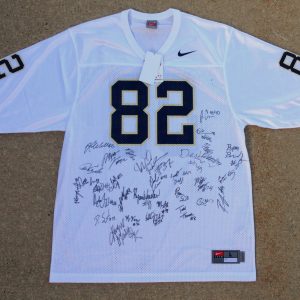 UNIVERSITY OF PITT FOOTBALL Team Signed Autographed NIKE Jersey COA! HAIL 2 PITT
