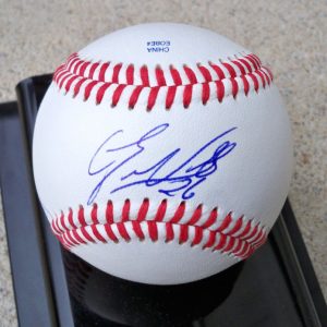 Yankees EDUARDO NUNEZ Signed Auto Baseball COA PROOF
