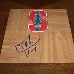 Stanford Cardinals LANDRY FIELDS Signed Autographed Basketball Floor COA! PROOF
