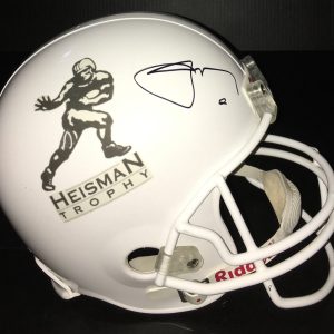 Texas A&M #2 JOHNNY MANZIEL Signed Autographed HEISMAN Football Helmet COA GIGEM
