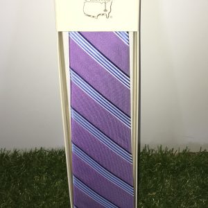 2018 OFFICIAL MASTERS AUGUSTA NATIONAL TOURNAMENT GOLF SILK SHIMMERING TIE LILAC