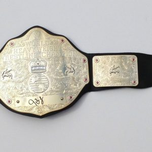 WWE Heavyweight JOHN "JBL" LAYFIELD Signed Autographed Championship Belt COA
