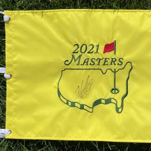 PSA/DNA 2021 Masters Champion HIDEKI MATSUYAMA Signed Autographed Golf Pin Flag!