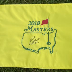 PSA/DNA 2018 Masters Champion PATRICK REED Signed Autographed Golf Pin Flag!
