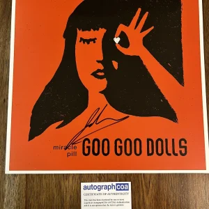 ‘Goo Goo Dolls’ John Rzeznik Signed Autograph Vinyl Album ‘Miracle Pill’ ACOA
