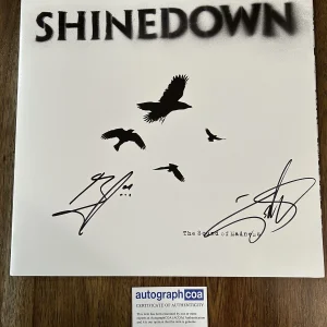 ‘Shinedown’ Band Signed Autograph Vinyl Record ‘The Sound Of Madness’ Brent ACOA
