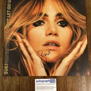 Suki Waterhouse ‘I Can't Let Go’ Signed Autograph Vinyl Album Daisy Jones ACOA
