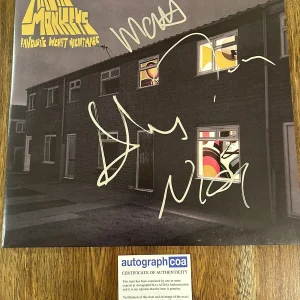 ‘Arctic Monkeys’ Signed Favourite Worst Nightmare Vinyl Album All 4 Members ACOA
