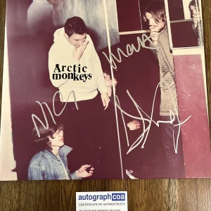 ‘Arctic Monkeys’ Signed ‘Humbug’ Vinyl Album All 4 Members Alex Turner ACOA
