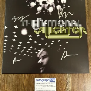 ‘The National’ Band Signed ‘Alligator’ Vinyl Album Matt Berninger ACOA
