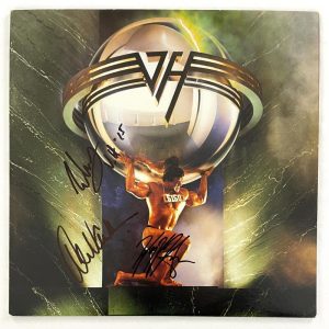 Van Halen Signed Autograph 5150 Album Vinyl Record - Eddie Alex Wolfgang JSA COA