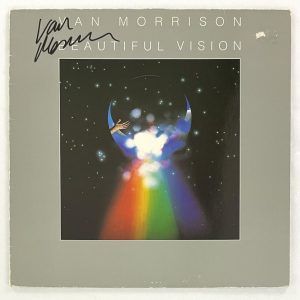 Van Morrison Signed Autograph Album Vinyl Record - Beautiful Vision w/ JSA COA