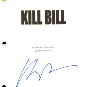 Uma Thurman Signed Autograph Quentin Tarantino Kill Bill Movie Script w/ JSA COA