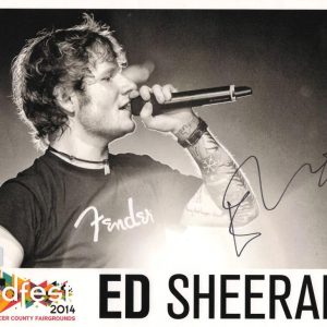 Ed Sheeran Signed Autograph 8.5x11 Vintage Promo Photo - Equals Divide Beckett