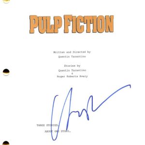 Uma Thurman Signed Autograph Quentin Tarantino Pulp Fiction Movie Script Beckett