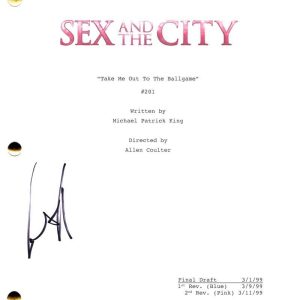 Cynthia Nixon Signed Autograph Sex and the City Full Script Screenplay Miranda