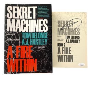 Tom DeLonge Blink-182 Signed Autograph Sekret Machines A Fire Within Book w/ JSA