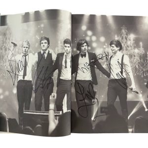 One Direction 1D Band x5 Signed Autograph Where We Are Book Harry Styles +4 JSA