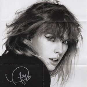 Taylor Swift Signed Autograph DOUBLE SIGNED Folded CD Promo Poster w/ JSA COA