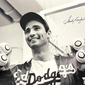 Sandy Koufax Signed Autograph 16x20 Photo Poster LA Dodgers MLB & Fanatics COA