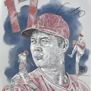 Shohei Ohtani Signed Autograph LE 16x20 Photo Poster # 3/50 MLB & Fanatics COA