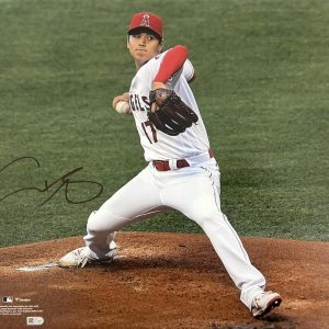 Shohei Ohtani Signed Autograph 16x20 Photo Poster LA Angels w/ MLB Fanatics COA