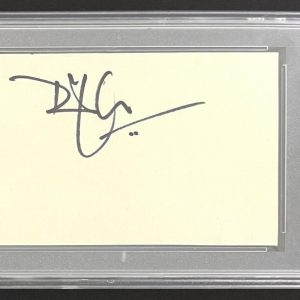 Robert Plant Led Zeppelin Signed Autograph 3x5 Card PSA/DNA Slabbed Encapsulated