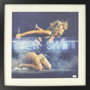 Taylor Swift Signed Autograph 22x22 Framed Lithograph 1989 Poster Photo JSA COA