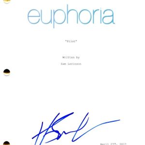 Hunter Schafer Signed Autograph Euphoria Pilot Script Screenplay - Jules Vaughn