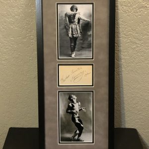 Vaslav Nijinsky Ballet Dance Choreographe Signed Autograph Photo Display BAS COA