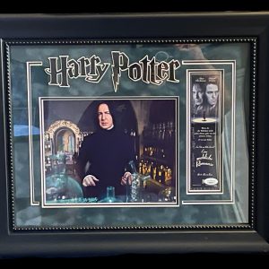Alan Rickman Harry Potter Severus Snape Signed Autograph Frame Photo Display JSA