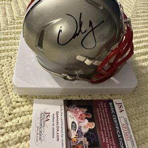 Urban Meyer Signed Mini Helmet Ohio State Buckeyes JSA Authentication COA
