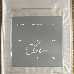 SIGNED Chris Carrabba Dashboard Confessional CD Cover Autograph PSA DNA COA