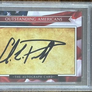 OUTSTANDING AMERICANS TRADING CARD GENERAL COLIN POWELL SIGNED AUTOGRAPH PSA DNA