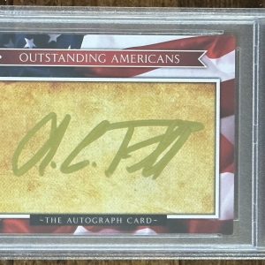 OUTSTANDING AMERICANS TRADING CARD GENERAL COLIN POWELL SIGNED AUTOGRAPH PSA DNA