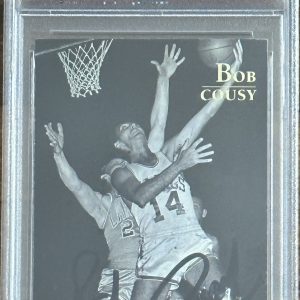 1996 Topps Stars Bob Cousy Signed PSA DNA Certified Autograph Boston Celtics HOF