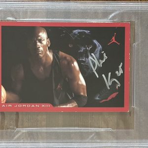 PHIL KNIGHT NIKE CEO SIGNED AIR JORDAN 13 SHOE CARD PSA DNA AUTOGRAPH MICHAEL