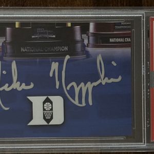 Mike Krzyzewski Duke Basketball Coach Cut Signed Signature PSA DNA COA Autograph