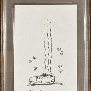 Garbage Pail Kids Original Sketch Drawing Signed And Drawn By Tom Bunk PSA DNA