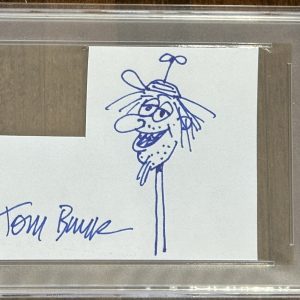 Garbage Pail Kids Original Sketch Drawing Signed & Drawn By Tom Bunk PSA DNA COA
