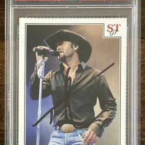 2007 Spotlight Tribute Tim McGraw Signed Trading Card PSA DNA COA Autograph