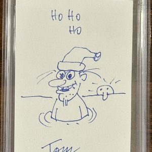 Garbage Pail Kids Original Sketch Drawing Signed & Drawn By Tom Bunk PSA DNA COA