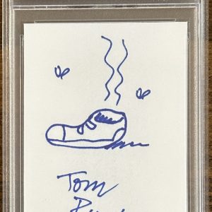 Garbage Pail Kids Original Sketch Drawing Signed & Drawn By Tom Bunk PSA DNA COA