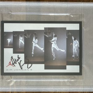 PHIL KNIGHT NIKE CEO SIGNED AIR JORDAN 2 SHOE CARD PSA DNA COA AUTOGRAPH MICHAEL