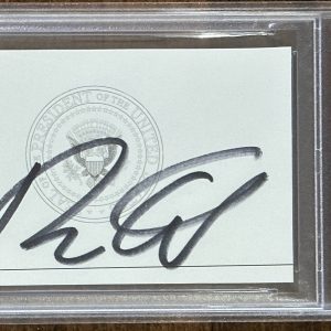 Governor Ron DeSantis SIGNED Presidential Seal Cut Signature PSA DNA COA Auto