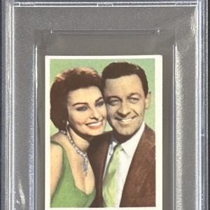 1950 DUTCH TRADING CARD SOPHIA LOREN AUTOGRAPHED PSA DNA COA SIGNED SUPER MODEL